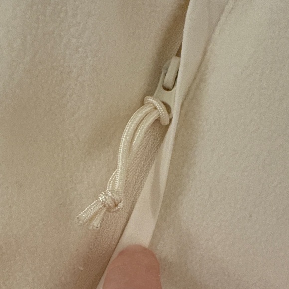 Skims Cream Fleece Lounge Mini Skirt - Picture 5 of 10